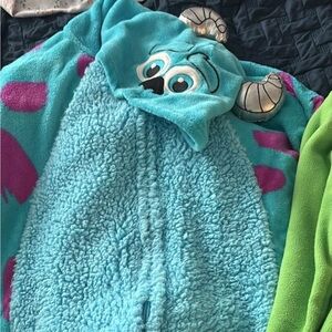 Monsters Inc (Sully) fleece onesie
